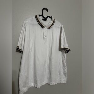 Banana Republic White Polo Shirt - Size XL